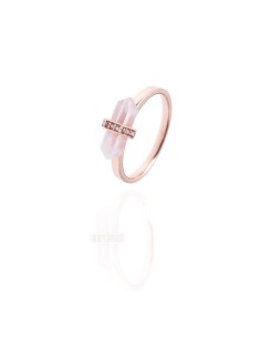 Anillo Mineral - Plata Rodiada, Chapado en Oro de 18k y Oro Rosa 2
