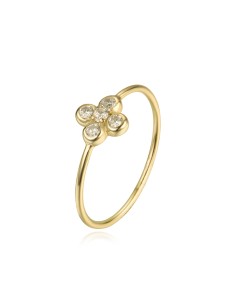 Anillo Circonita - 5 CZ 2