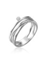 Anillo Circonita - CZ 2mm