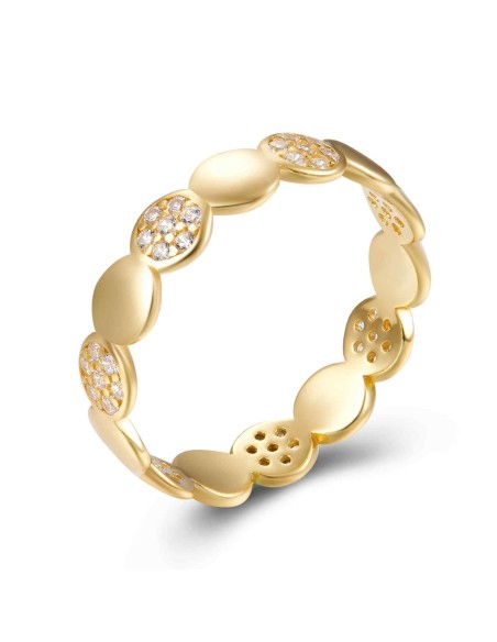 Anillo Circonita - Circulos