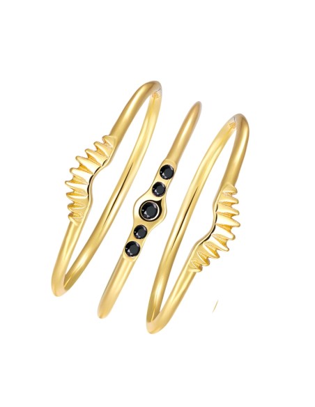 Anillo Circonita - Triple