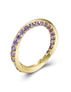 Anillo Circonita - Trenzado 2