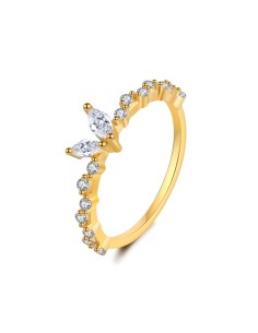 Anillo Circonita - Flor 2