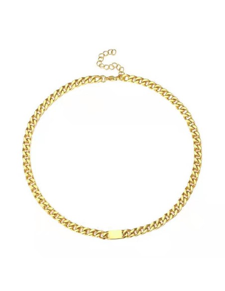 Collar Acero Eslabón - 45 cm