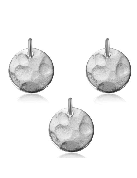 Charm Plata - Circulo 8mm