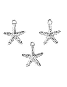Charm Plata - Estrella 12mm 2