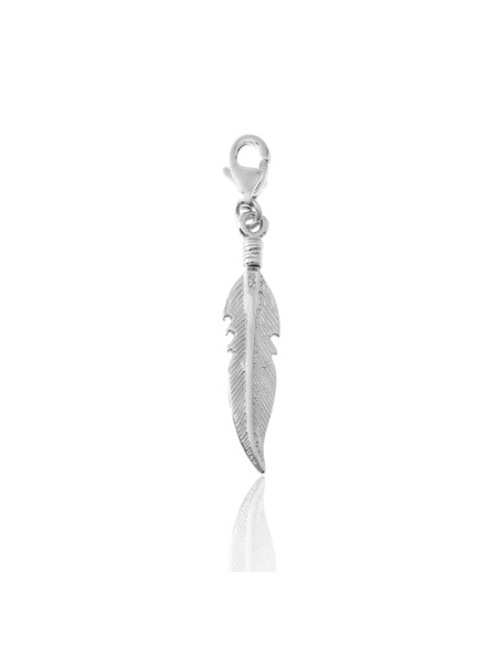 Charm Plata - Pluma 25mm