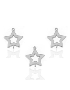 Charm Plata - Estrella 9*9mm 2