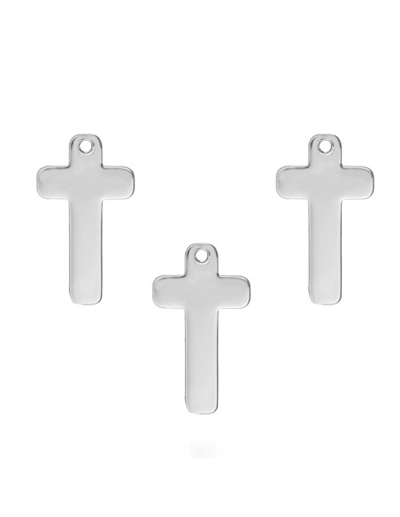 Charm Plata - Cruz 15mm