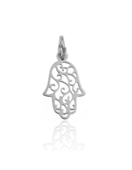 Charm Plata - Mano de Fatima 12mm