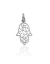 Charm Plata - Mano de Fatima 12mm