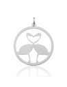 Charm - Pajaro-Corazon - 20mm