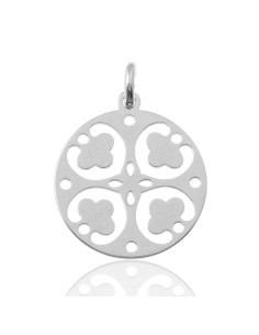 Charm Circulo - Trebol 15mm 2