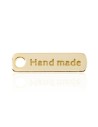 Charm Placa - "Hand Made" - 18*5mm