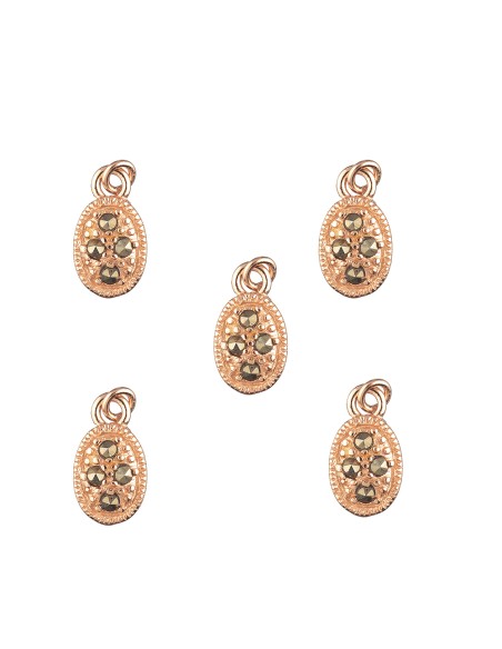 Charm Circonita - Ovalo 8mm