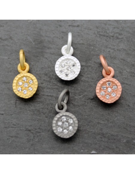 Charm Circonita - Circulo 6mm