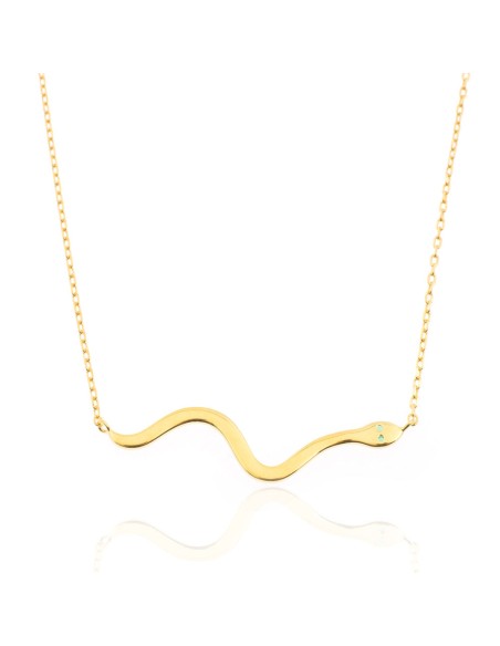 Collar Plata - Serpiente - 35mm