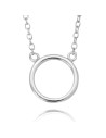 Collar Plata - Circulo