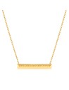 Collar Plata - Placa