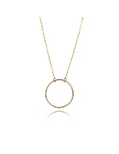 Collar Plata - Circulo 15mm 2