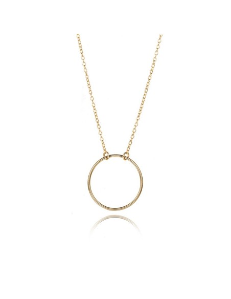 Collar Plata - Circulo 15mm