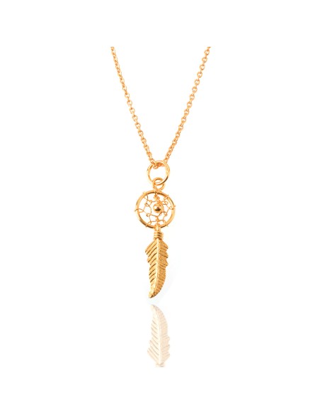 Collar Plata - Pluma