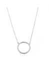 Collar Plata - Circulo 14mm