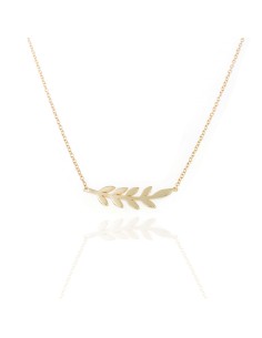 Collar Plata - Hojas 6*25 2