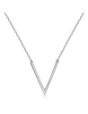 Collar Plata -  "V"