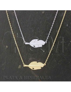 Collar Bronce - Pluma 2