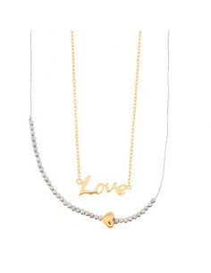 Collar Plata - Love 2