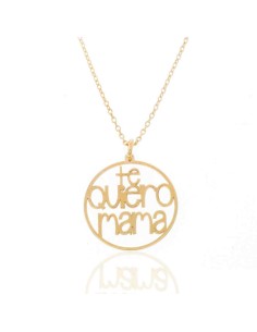 Collar Plata - Te Quiero Mama 2