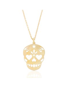 Collar Plata - Calavera 16 * 20 mm 2