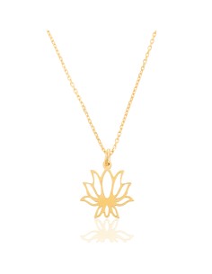 Collar Plata - Flor de Loto 2