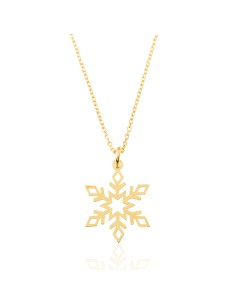 Collar Plata - Copo de Nieve 2