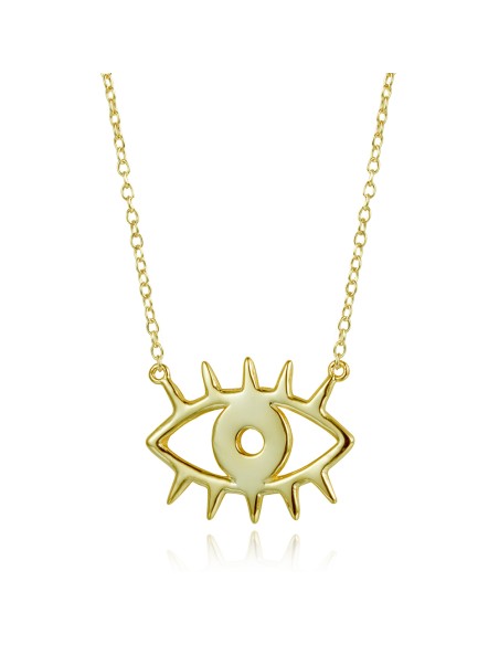 Collar Plata - Ojo 18 * 13 mm