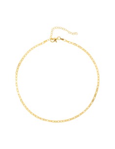 Collar Plata - Choker Eslabon 2