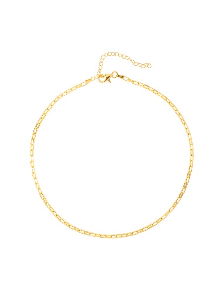 Collar Plata - Choker Eslabon