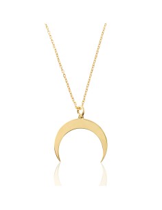 Collar Plata - Luna 20mm 2