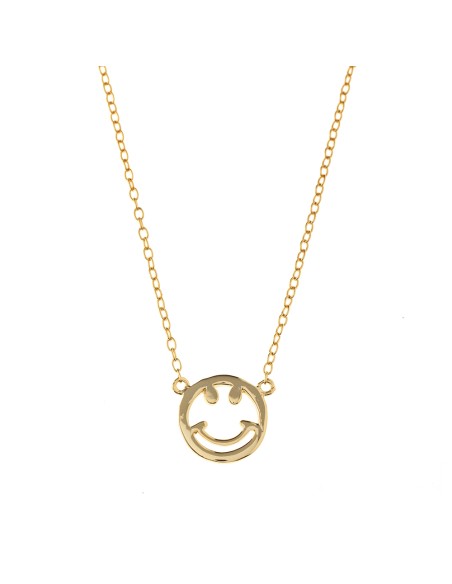Collar Plata - Smiley