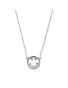 Collar Plata - Smiley