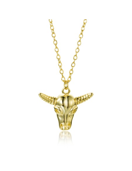 Collar Plata - Cabeza de Toro