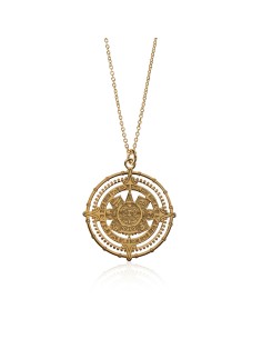 Collar Plata - Sol Azteca 2