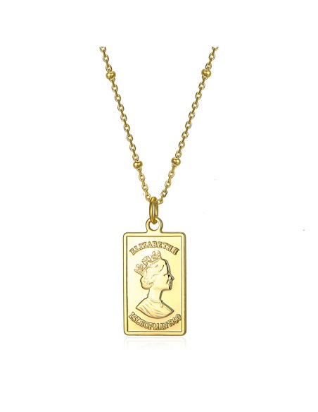 Collar Plata - Bullion 11*18mm