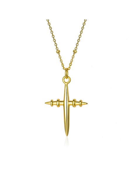 Collar Plata - Cruz 22*19mm