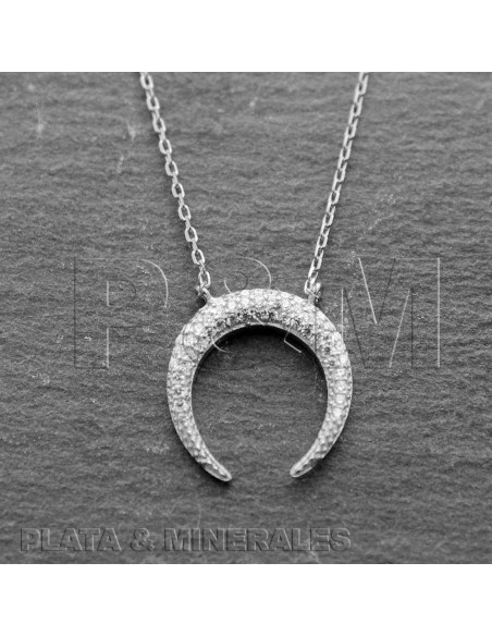 Collar Circonita - Cuernos Collar Circonita - Cuernos