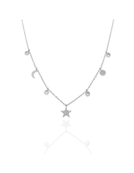 Collar Charms Circonita - Estrella Collar Charms Circonita - Estrella