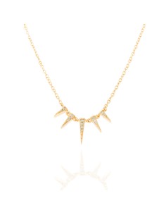 Collar Circonita-5 Triangulos 2