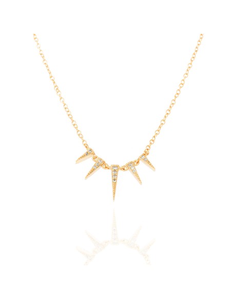 Collar Circonita-5 Triangulos