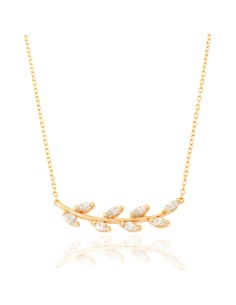 Collar Circonita -Hojas 2